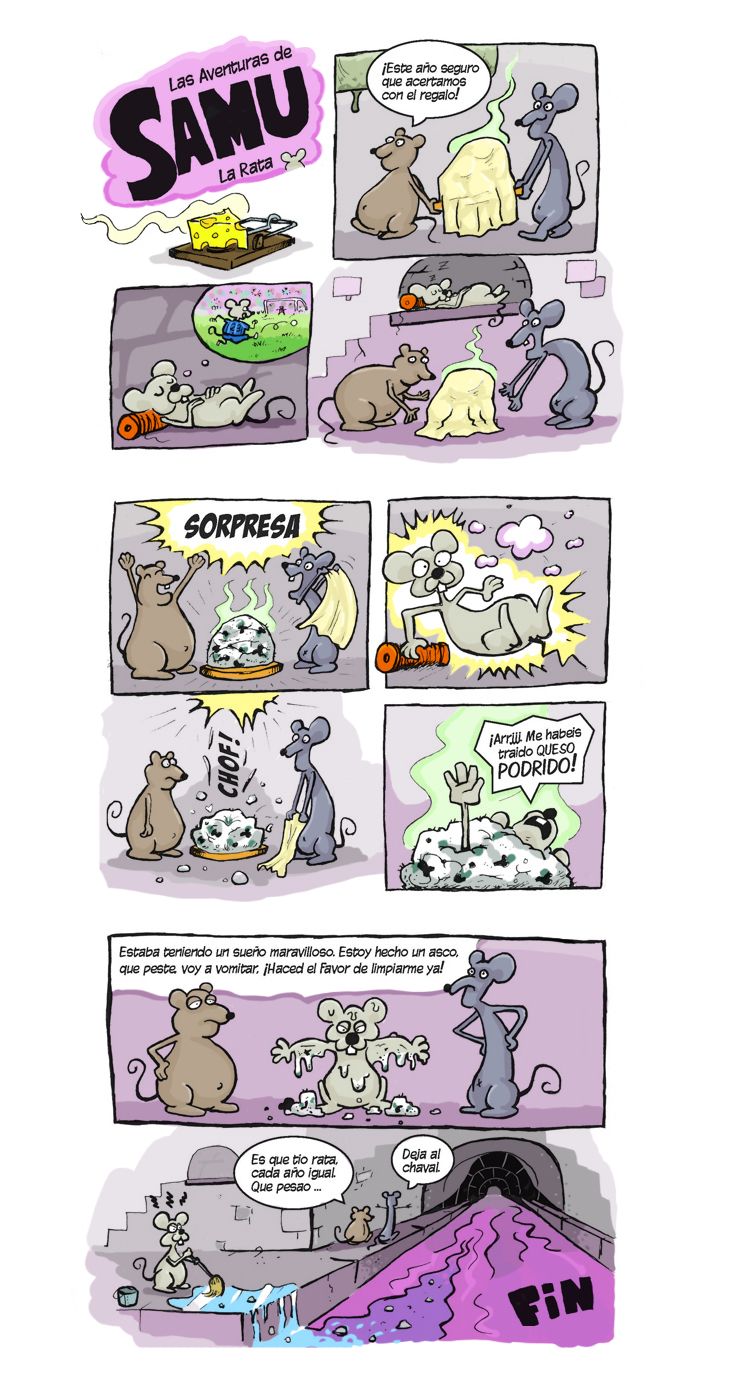 Cómic Samu la rata